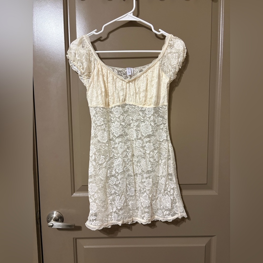 out from under sheer babydoll top